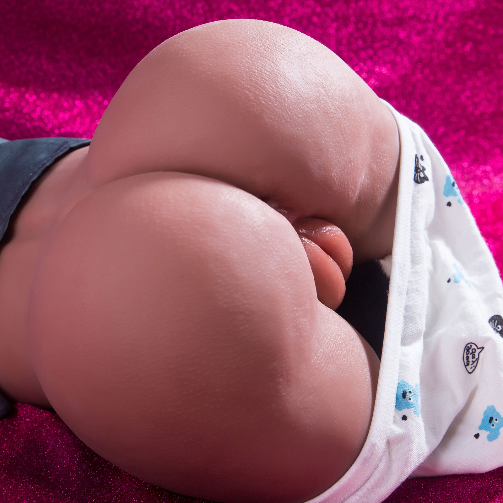 Hipgaga 19.2lb/8.7kg Realistic Female Butt Doll - Portable TPE Sex Toy for Men with Fair or Dark Brown Skin Tone, Lifelike Curves & Soft Touch