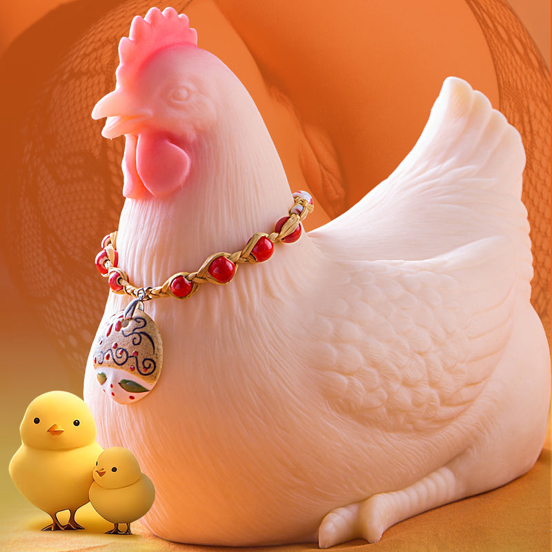 Hipgaga 5.7lb/2.6kg Chicken Animal Doll – Realistic TPE Sex Toy with Smiling Design, Soft Touch & Compact Size