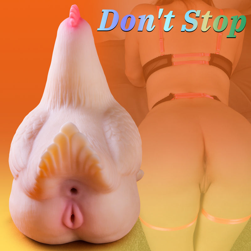 Hipgaga 5.7lb/2.6kg Chicken Animal Doll – Realistic TPE Sex Toy with Smiling Design, Soft Touch & Compact Size