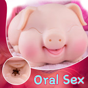 Poupée cochon réaliste Hipgaga 12lb/5,5kg – Jouet sexuel de poche en TPE pour adulte avec peau claire ou foncée, designs vaginal, anal et oral, sourire mignon