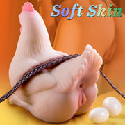 Hipgaga 5.7lb/2.6kg Chicken Animal Doll – Realistic TPE Sex Toy with Smiling Design, Soft Touch & Compact Size
