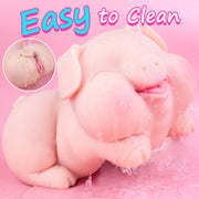 Poupée cochon réaliste Hipgaga 12lb/5,5kg – Jouet sexuel de poche en TPE pour adulte avec peau claire ou foncée, designs vaginal, anal et oral, sourire mignon