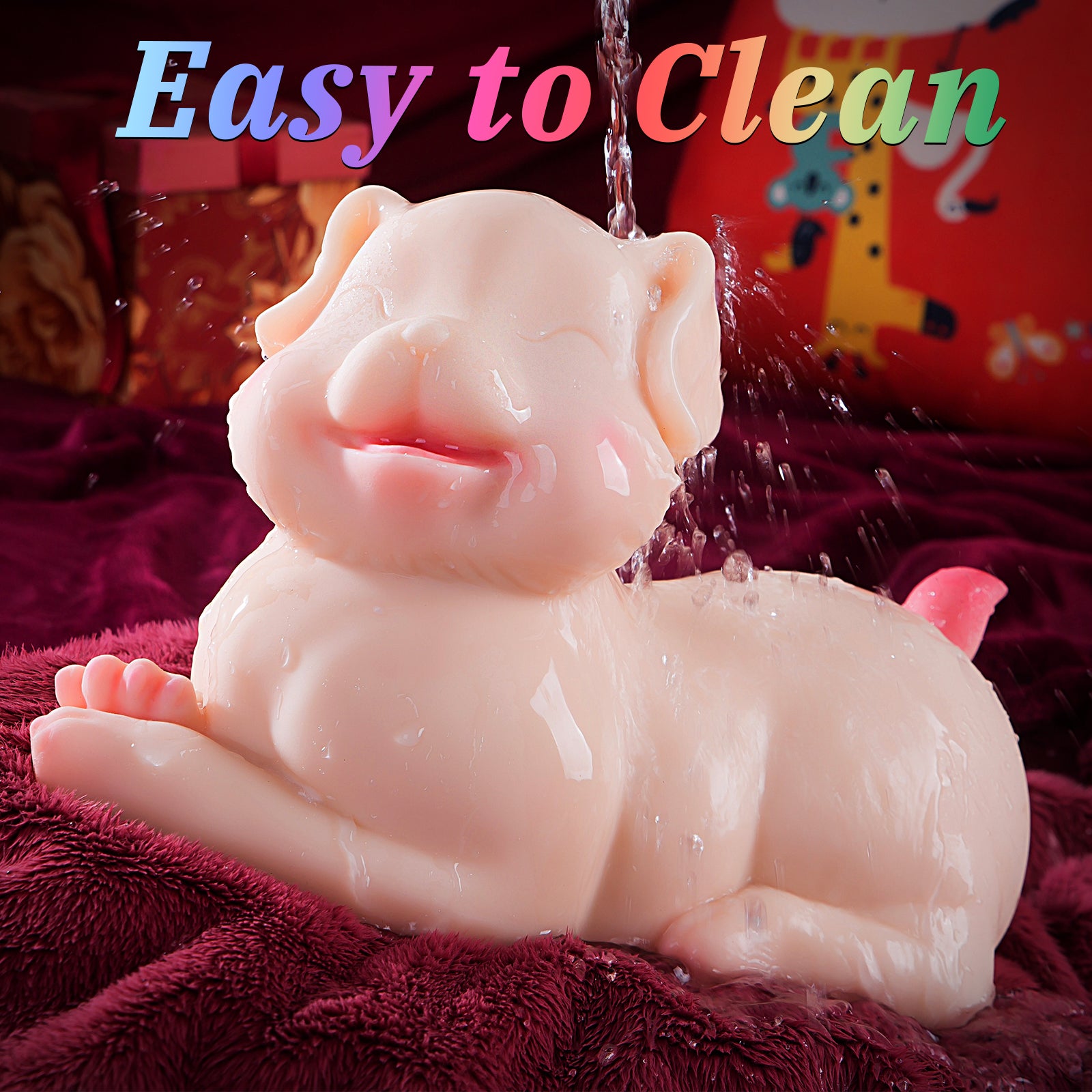 Hipgaga 6.6lb/3kg Realistic Dog Animal Doll – Cute Smiling Puppy TPE Sex Toy with Soft Touch, Lifelike Design & Easy Care