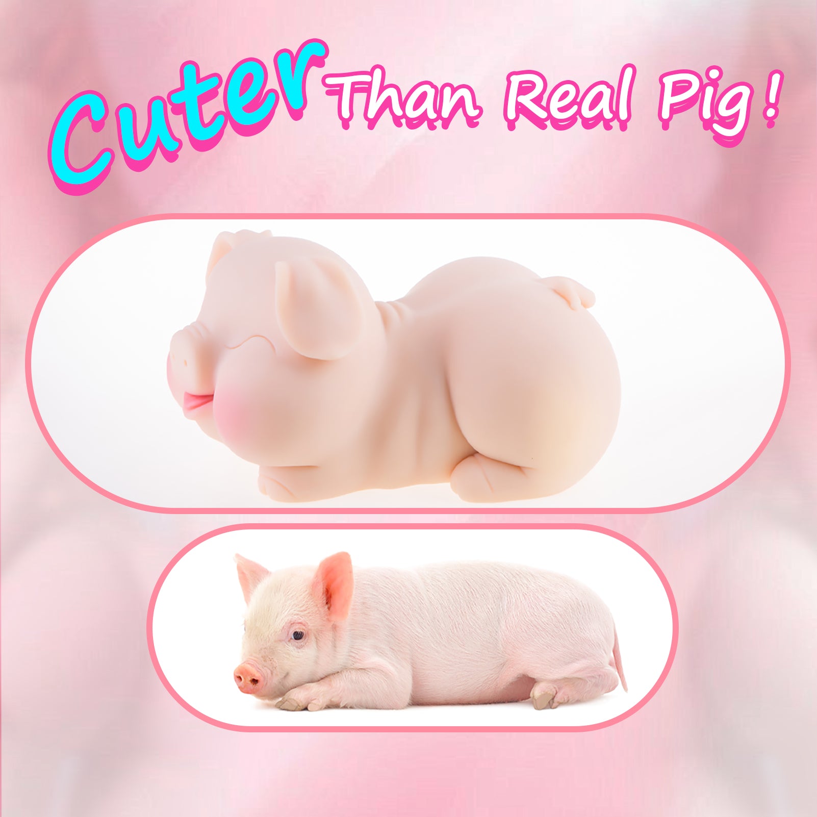 Poupée cochon réaliste Hipgaga 12lb/5,5kg – Jouet sexuel de poche en TPE pour adulte avec peau claire ou foncée, designs vaginal, anal et oral, sourire mignon