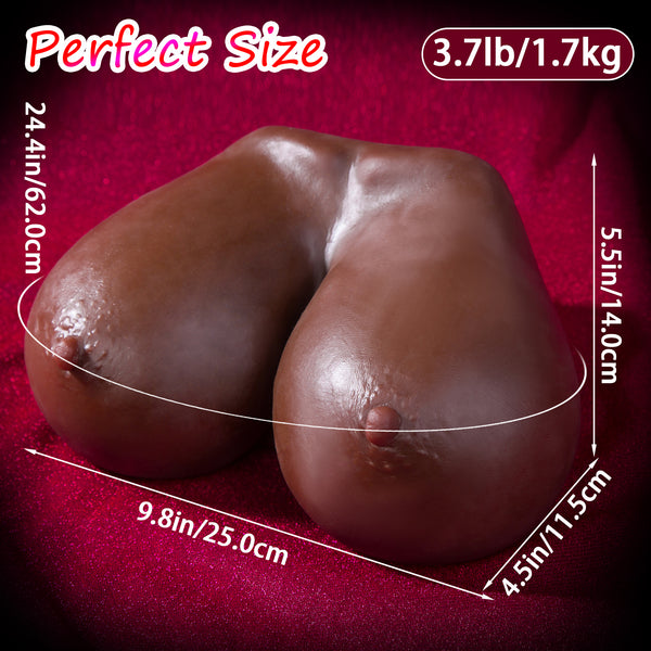 Hipgaga 1,7 kg Poupée sexuelle réaliste en forme de buste de femme – Poupée à seins doux en gelée avec courbes réalistes et toucher doux