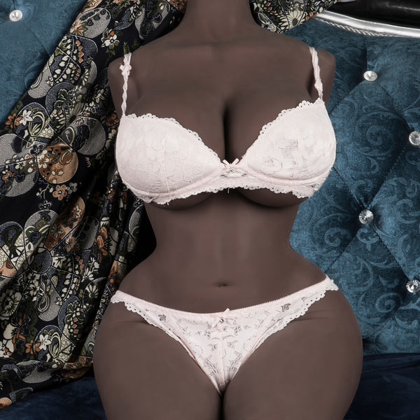 Hipgaga 54.6lb/25.6kg Large Half Body Female Torso Sex Doll – Realistic TPE Adult Toy with Lifelike Curves, Soft Touch & Realistic Details